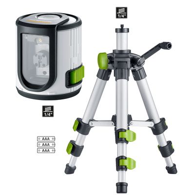 NIVEAU LASER CROIX VERT MINI TREP