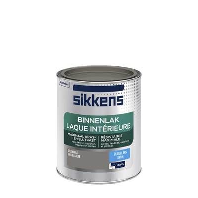 Peinture Laque intérieure gris basalte satin 750 ml SIKKENS