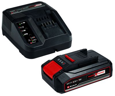 Chargeur avec 1 batterie 18 V 2,5 Ah Power X-change EINHELL