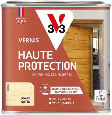 Vernis Haute Protection satin incolore 0,5 L V33