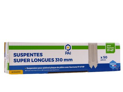 Suspente super longue 310 mm pour fourrure 17/47 par 50 PAI