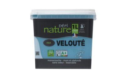 Peinture naturelle murale Aqua velours 1 l - DEFI NATURE