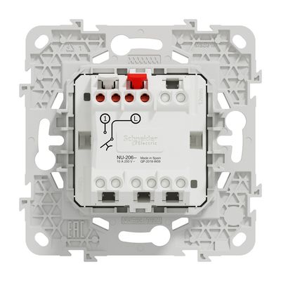 Bouton poussoir blanc - Unica SCHNEIDER ELECTRIC