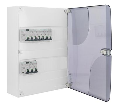 Porte transparente pour tableau électrique 2 rangées SIEMENS