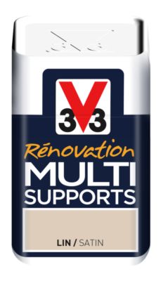 Peinture de rénovation multisupports finition satinée lin 75 ml V33