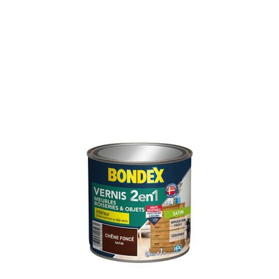 Bondex - Vernis Bois - Satin - 0,5L  - Chêne Foncé