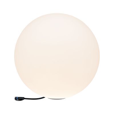 Boule lumineuse extérieur 50cm blanc chaud IP67 6,5W 620 lumens 24V - Plug & Shine PAULMANN