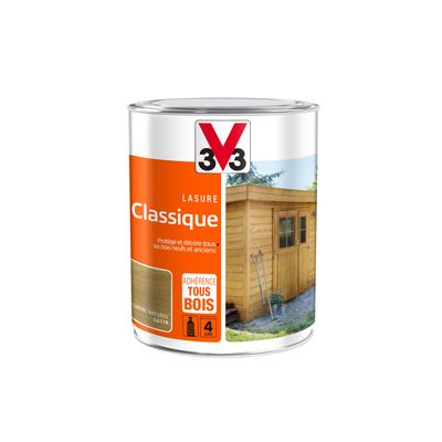 Lasure bois classique extérieure chêne naturel 1 l V33