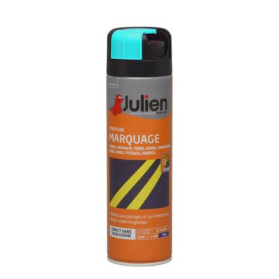 Peinture de marquage en aérosol bleu mat 500 ml - JULIEN