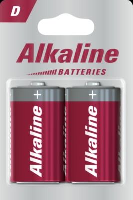 Piles Red Alkaline LR20/D par 2