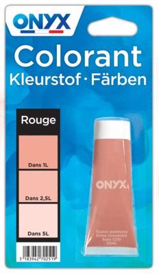 Colorant universel pour peinture rouge 25 ml ONYX