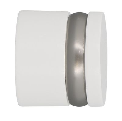 Embout bouchon bague métal diam 28 mm Finition Laque Blanc par 2 - MOBOIS