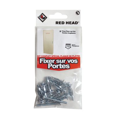 Chevilles Klix kit portes isoplanes RED HEAD