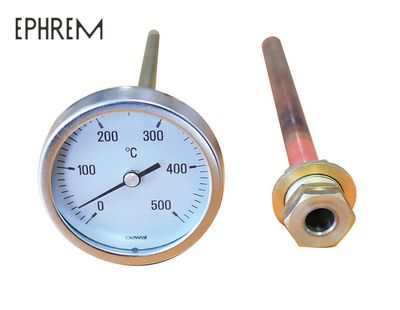 Thermomètre pour four à bois 0/500 degrés Celsius