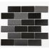 Mosaique 30x30 ceram noir agat