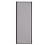 Porte de placard Gris Profil noir H 248,5 x L 62,2 cm YNGENIO