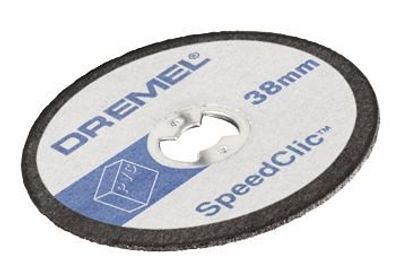 Disques EZ SpeedClic diamètre 38 mm épaisseur 1,2 mm pour PVC par 5 DREMEL