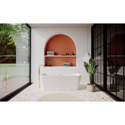 Baignoire îlot rectangulaire blanche 170 x 75 cm  Italla BALNEO