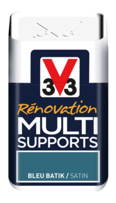 Peinture de rénovation multisupports finition satinée bleu batik 75 ml V33