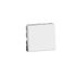 Interrupteur poussoir 2 modules Easy-led finition blanche Mosaic LEGRAND