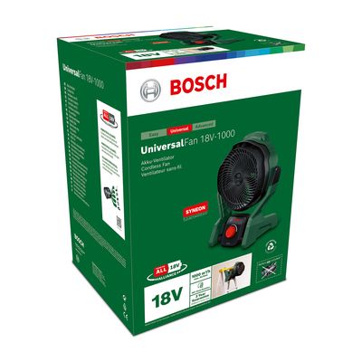 Ventilateur sans fil 18v UniversalFan sans batterie ni chargeur BOSCH