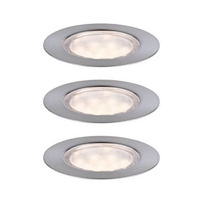 Spots encastrables extérieur LED blanc chaud IP67 3x1,5W 100 lumens 12V Kit de démarrage - Link+Light PAULMANN