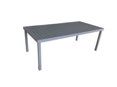 Table de jardin Matira L200 x l100 cm aluminium