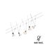 Spot sur câbles kit 5X10W GU5,3 chrome WIRE SYSTEM SIMPLE PAULMANN