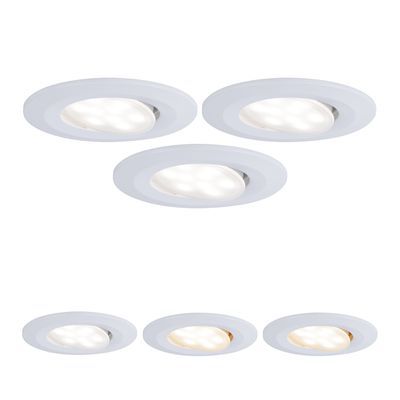 3 spots salle de bain à encastrer LED blanc dynamique IP65 550 lumens blanc - CALLA PAULMANN