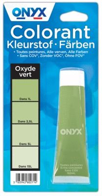 Colorant universel pour peinture oxyde vert 60 ml ONYX