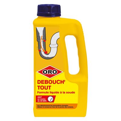 Déboucheur liquide à la soude Débouch'tout 1 l ORO