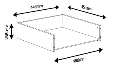 Kit tiroir seul 50 cm OFITRES