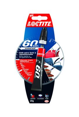 Colle 60 sec. universelle 20 g LOCTITE