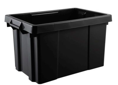 Bac plastique professionnel 54 litres gris anthracite