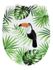 Abattant de WC thermoplastique Toucan déclipsable, frein de chute WENKO