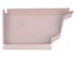 Talon corniche gauche aluminium beige rosé pour gouttière SCOVER PLUS