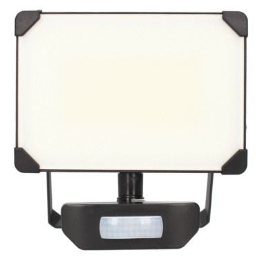 Projecteur LED extérieur détecteur de mouvements 50W blanc neutre IP65 6750 lumens noir - KREON ARLUX