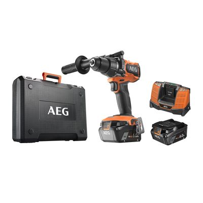 Perceuse-visseuse à percussion 18V Brushless, 2 batteries 6 Ah et 1 chargeur BSB18BL2-602K AEG