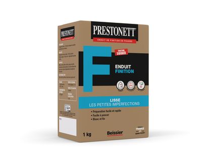 Boite d'enduit de lissage en poudre type F 1KG PRESTONETT