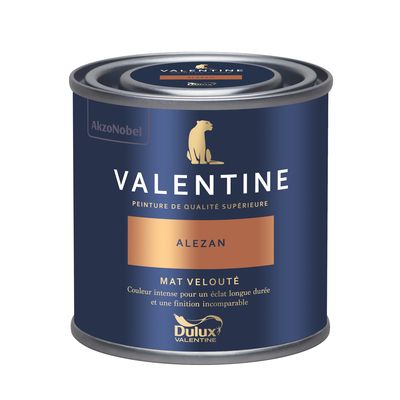 Peinture Valentine  Mat Velouté Alezan 0,125 L - DULUX VALENTINE