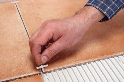 Croisillons de carrelage professionnels en croix 10 mm par 100 PRCI