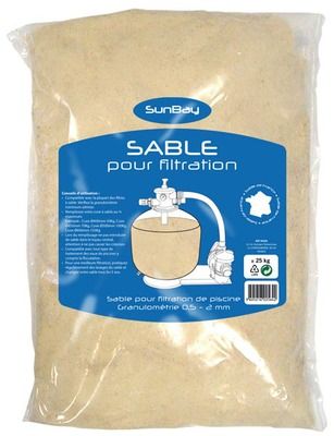 Sac de sable pour filtration 25 kg pour piscine