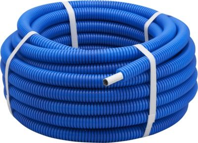 Couronne tube multicouche gainé bleu diamètre 20 mm longueur 25 m QUICK PLOMBERIE