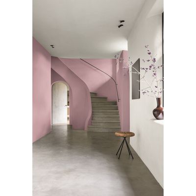 Peinture Valentine Mat Velouté Rose Espiègle 0,5L - DULUX VALENTINE