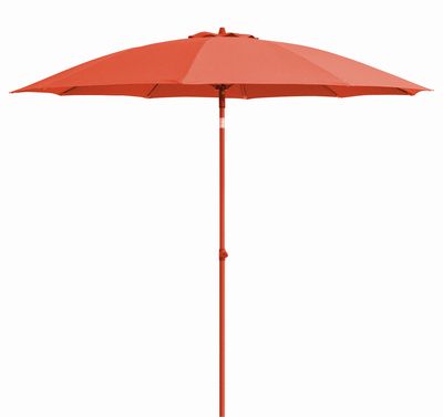 Parasol diamètre 2,70 m mât en aluminium Paprika ALIZE