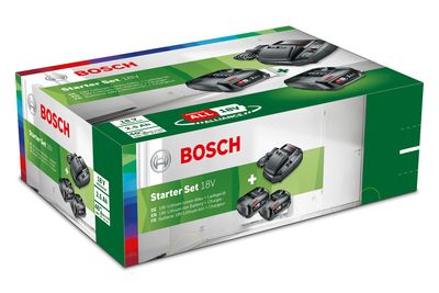 Batteries 18 V 2,5 Ah par 2 avec chargeur AL1830CV BOSCH