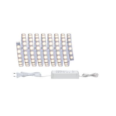 Ruban LED 3m prêt à l'emploi blanc chaud IP44 20W 24V MAXLED 500 PAULMANN