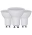 Lot de 3 ampoules LED spot GU10 5W = 400 lumens blanc neutre - FOXLIGHT