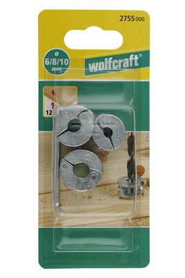 Butées de profondeur pour forets par 3 WOLFCRAFT