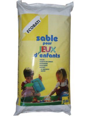 Sable jeux enfants 25 kg ECOBATI